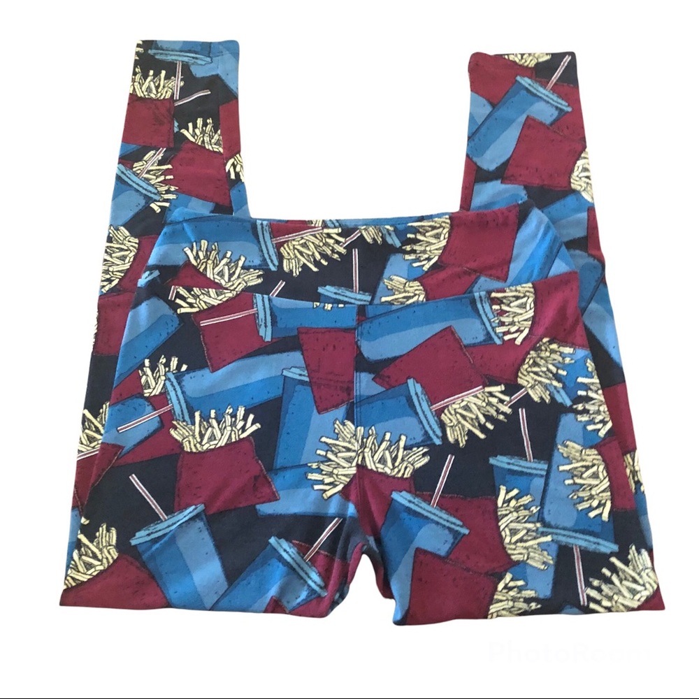 Lularoe Tall & Curvy Leggings French Fries